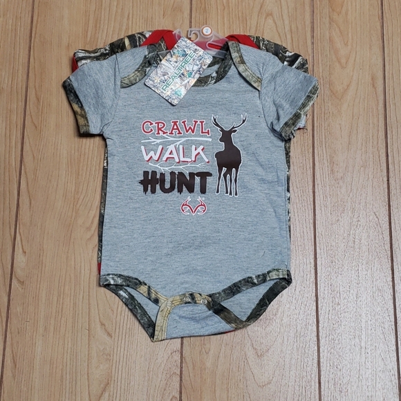 Realtree Other - NEW REALTREE CAMO 2-PK BABY BOY BODYSUITS